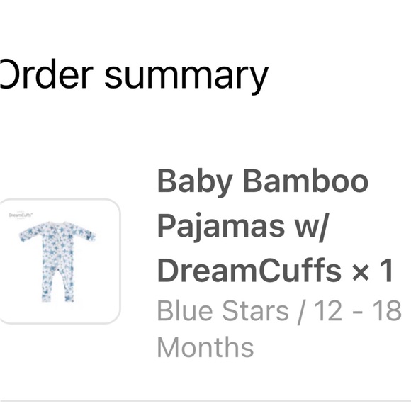 Dreamland baby cuff bamboo pajamas - Picture 5 of 5